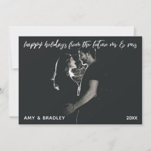 Cartes Pour Fêtes Annuelles Joyeuses fêtes du futur M & Mme Photo