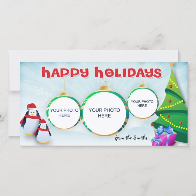 Cartes Pour Fêtes Annuelles Joyeuses fêtes (jeu de 10) (Devant)
