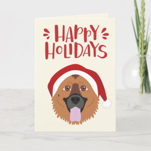 Cartes Pour Fêtes Annuelles Joyeuses fêtes - Joli berger allemand Noël