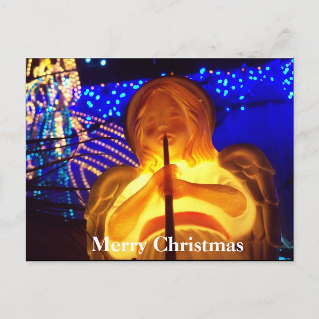 Cartes Pour Fêtes Annuelles Joyeuses Fêtes Joyeux Noël Angel PostCard (Devant)