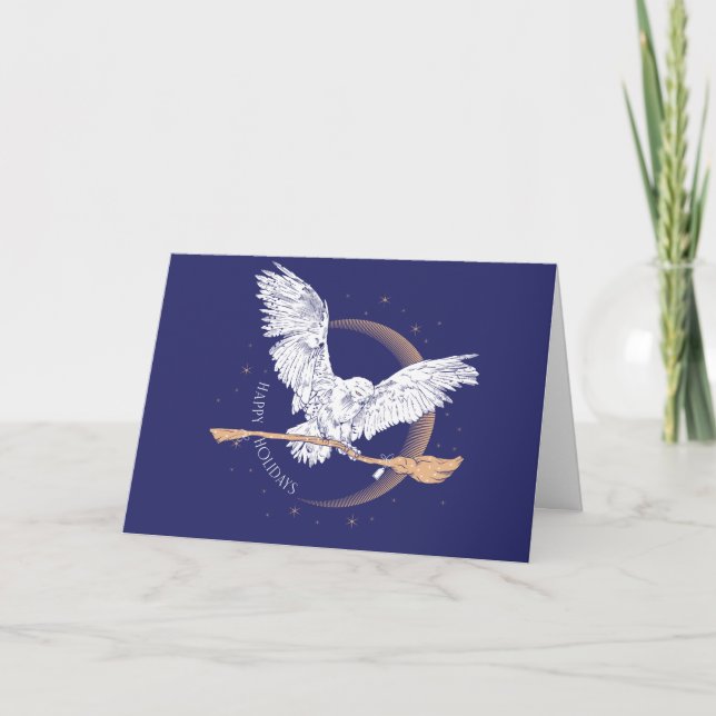 Cartes Pour Fêtes Annuelles Joyeuses Fêtes Livraison Hedwig (Devant)