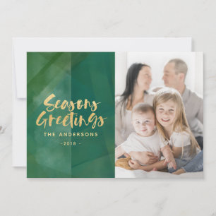Cartes Pour Fêtes Annuelles Joyeuses Fêtes métalliques or