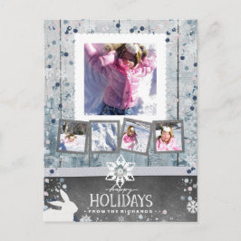 Cartes Pour Fêtes Annuelles Joyeuses fêtes Noël 5 Photo Collage