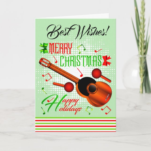 Cartes Pour Fêtes Annuelles Joyeuses fêtes / Noël à Trini (Devant)
