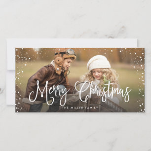 Cartes Pour Fêtes Annuelles Joyeuses fêtes Noël neige