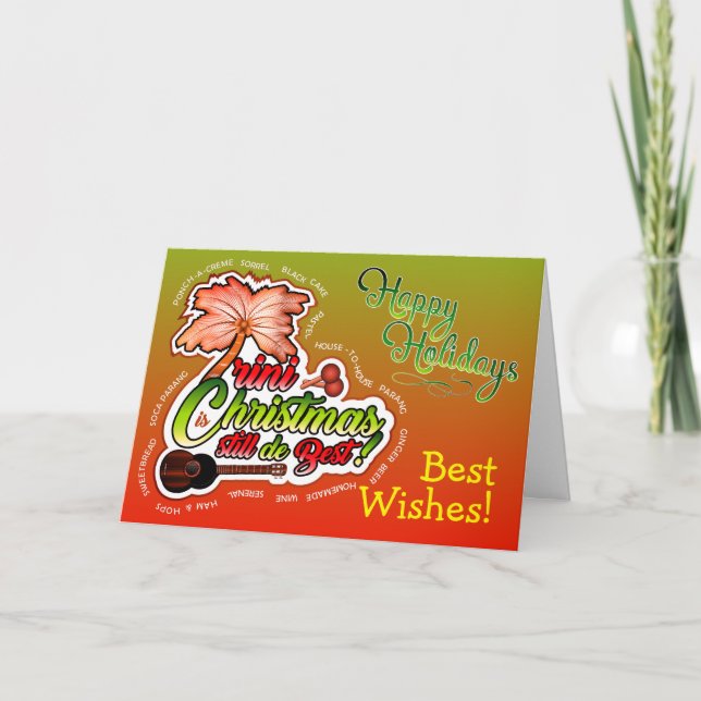 Cartes Pour Fêtes Annuelles Joyeuses Fêtes / Noël Trini (Devant)