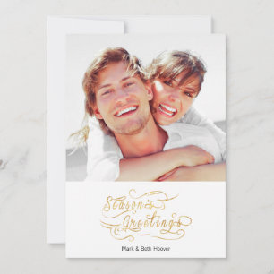 Cartes Pour Fêtes Annuelles Joyeuses Fêtes (OR)