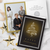 Joyeuses fêtes parsemant l'arbre de Noël