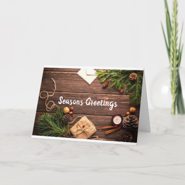 CARTES POUR FÊTES ANNUELLES *JOYEUSES FÊTES* POUR TOUS CETTE ANNÉE ! (Devant)
