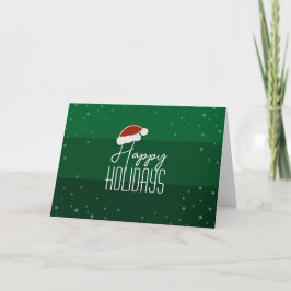 Cartes Pour Fêtes Annuelles Joyeuses fêtes Typographie festive Noël vert