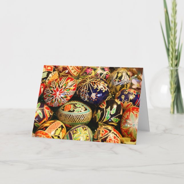 CARTES POUR FÊTES ANNUELLES JOYEUSES PAQUE EST HAPPY EASTER EN FRANÇAIS (Devant)