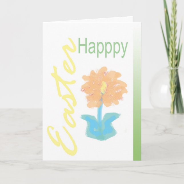 Cartes Pour Fêtes Annuelles Joyeuses Pâques (Devant)