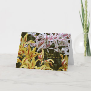 Cartes Pour Fêtes Annuelles Joyeuses Pâques en Tchèque