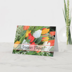 Cartes Pour Fêtes Annuelles Joyeuses Pâques French Happy Pâques