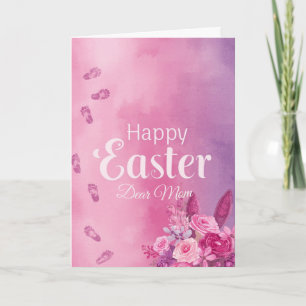 Cartes Pour Fêtes Annuelles Joyeuses Pâques Maman , impressions bébé de Pâques