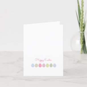 Cartes Pour Fêtes Annuelles Joyeuses Pâques Œufs Pastels Printemps Sucré Amusa