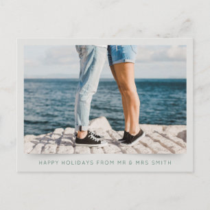 Cartes Pour Fêtes Annuelles Joyeuses vacances de M. et Mme Salutations Fêtes