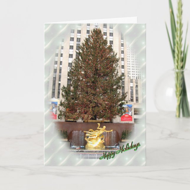 Cartes Pour Fêtes Annuelles Joyeuses Vacances De NY Card (Devant)