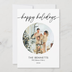 Cartes Pour Fêtes Annuelles Joyeuses Vacances Modernes Année En Revue