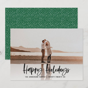 Cartes Pour Fêtes Annuelles Joyeuses vacances modernes, minimum de noël photo