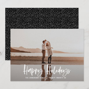 Cartes Pour Fêtes Annuelles Joyeuses vacances modernes, minimum de noël photo