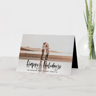 Cartes Pour Fêtes Annuelles Joyeuses vacances modernes, minimum de noël photo