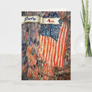 Cartes Pour Fêtes Annuelles Joyeux 4 juillet. Art personnalisé