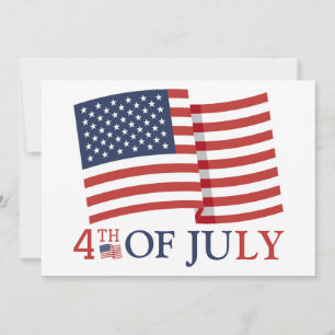 Cartes Pour Fêtes Annuelles Joyeux 4 juillet fête de l'Indépendance