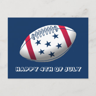 Cartes Pour Fêtes Annuelles Joyeux 4 juillet Football