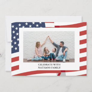 Cartes Pour Fêtes Annuelles Joyeux 4 juillet photo du Jour de l'Indépendance