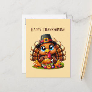 Cartes Pour Fêtes Annuelles Joyeux Action de grâce amateurs de dinde 
