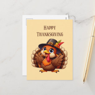 Cartes Pour Fêtes Annuelles Joyeux Action de grâce amateurs de dinde