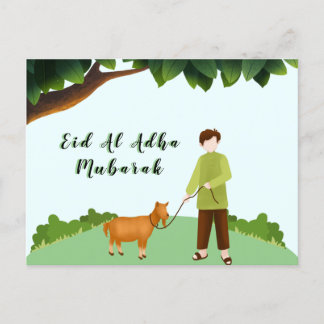 Cartes Pour Fêtes Annuelles Joyeux Aïd Al Adha Moubarak 1443 H