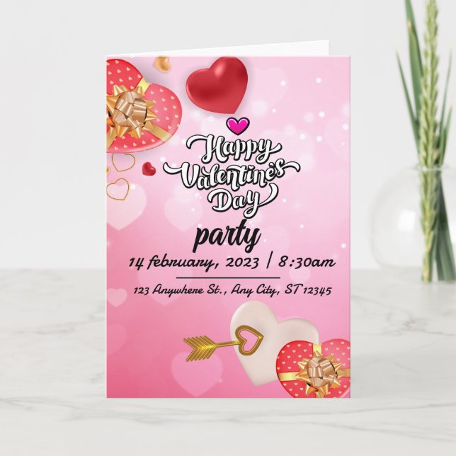 Cartes Pour Fêtes Annuelles Joyeux amies de la Saint-Galentin Saint-Valentin (Devant)