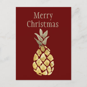 Cartes Pour Fêtes Annuelles Joyeux ananas de Noël