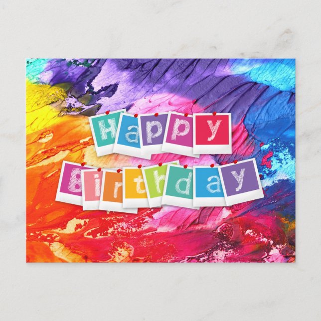 Cartes Pour Fêtes Annuelles Joyeux anniversaire (Devant)