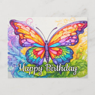 Cartes Pour Fêtes Annuelles Joyeux Anniversaire Beurre Rétro Dessin