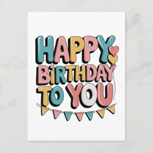 Cartes Pour Fêtes Annuelles Joyeux Anniversaire Bulles