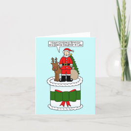 Cartes Pour Fêtes Annuelles Joyeux anniversaire de Noël à la fille en droit