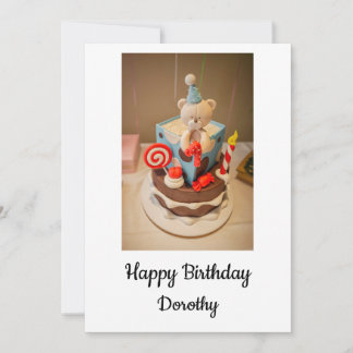 Cartes Pour Fêtes Annuelles Joyeux anniversaire Dorothy