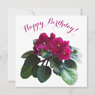 Cartes Pour Fêtes Annuelles Joyeux anniversaire joli fleurs roses stylisé flor