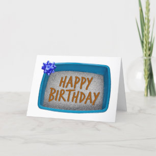 Cartes Pour Fêtes Annuelles Joyeux anniversaire Litter Box