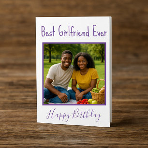 Cartes Pour Fêtes Annuelles Joyeux Anniversaire Meilleure amie Jamais Photo