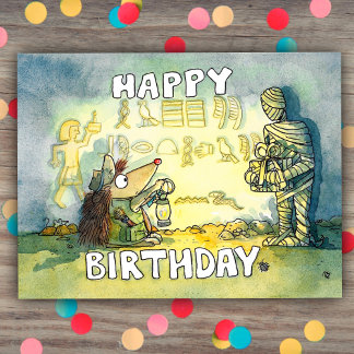 Cartes Pour Fêtes Annuelles Joyeux anniversaire pour des ballots d'histoire