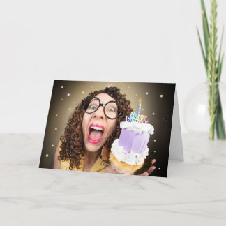 Cartes Pour Fêtes Annuelles Joyeux Anniversaire Pour N'Importe Qui Drôle Gâtea