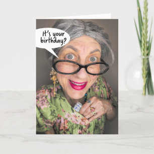 Cartes Pour Fêtes Annuelles Joyeux Anniversaire Pour N'Importe Qui Drôle Vieux