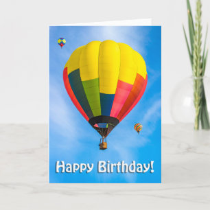 Cartes Pour Fêtes Annuelles Joyeux Anniversaire Pour Toute Personne Ballons À 
