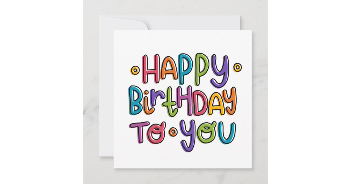 Cartes Pour Fetes Annuelles Joyeux Anniversaire Pour Vous Arc En Ciel Manuscr Zazzle Ch Cartes Pour Fetes Annuelles Joyeux Anniversaire Pour Vous Arc En Ciel Manuscr Zazzle Ch