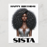 Joyeux anniversaire Sista femme noire reines melan