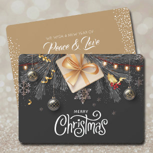 Cartes Pour Fêtes Annuelles Joyeux appartement de Noël